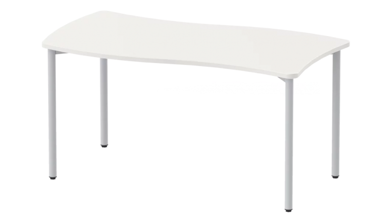 Стол металлический S-образной формы (140X70 CM) MODEL 1016.147 от бренда A2S