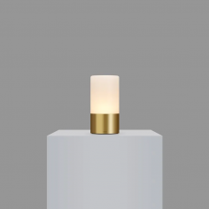 Voltra frosted natural brass