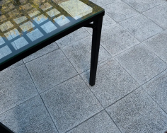 Marble dust and gravel