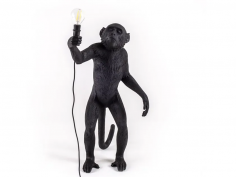 The monkey lamp black standing