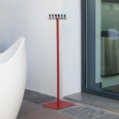 8 places umbrella stand with padlocks