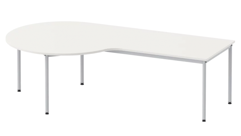 Круглый металлический выдвижной стол (240X130 CM) MODEL 2035.248 от бренда A2S
