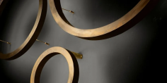 Light rings wall