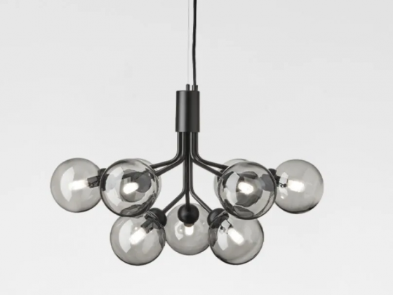 Apiales 9 satin black - smoked