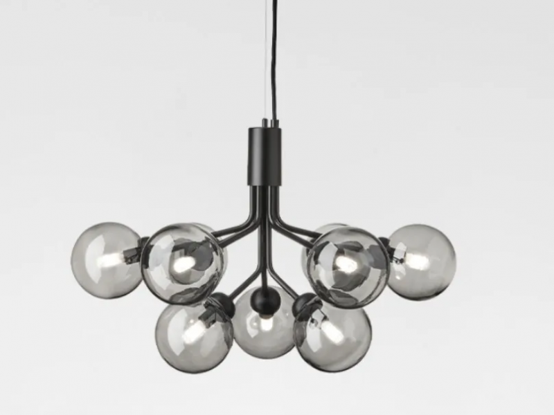 Apiales 9 satin black - smoked