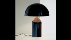 Oluce - atollo 233 black