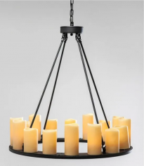 Candle light round