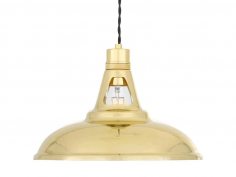 Geneva industrial brass pendant