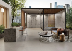 Silver grain decor