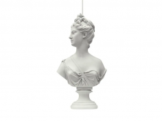 Muse statue lamp