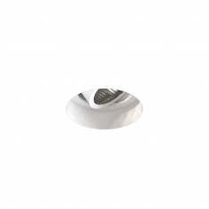 Trimless round adjustable fire-rated