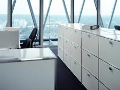 Usm haller credenza as office storage