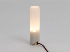 Crackle lamp t1 alabaster