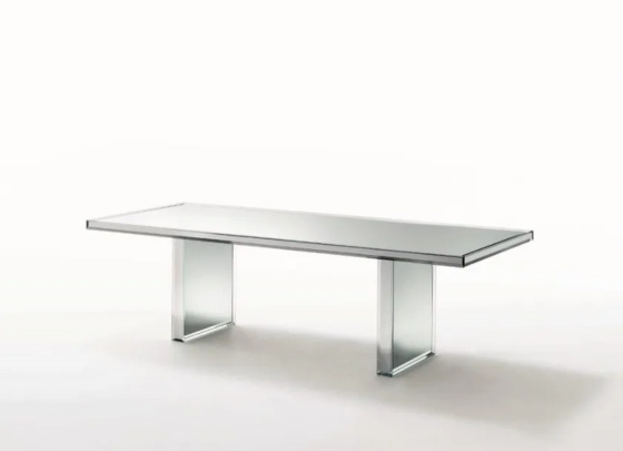 Prism mirror table