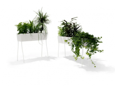 Green pedestals