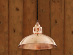 Berlin vintage copper pendant light