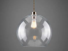 Eden 350mm clear sphere pendant