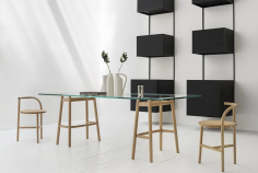 Single curve stool