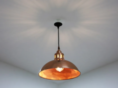 Berlin vintage copper pendant light