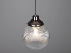 Stanley 200mm holophane globe pendant