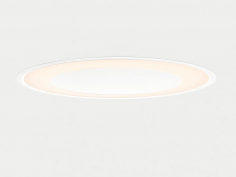 Flat moon eclips