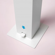 Foot pedal gel dispenser