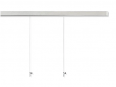 Picture hanging rail