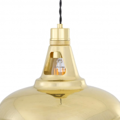 Geneva industrial brass pendant