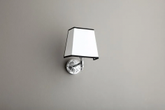 Wall lamp half opened