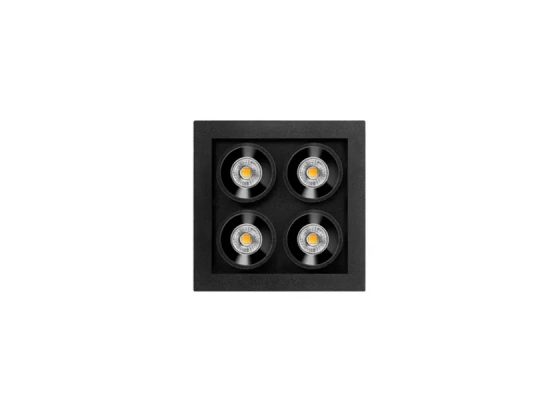 Black foster micro recessed 2x2