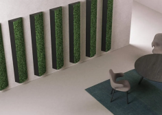 Angled pillars