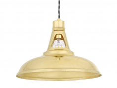 Geneva industrial brass pendant