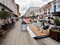 Parklets 2.0 urban flooring