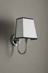 Wall lamp half opened