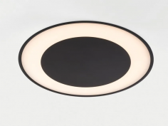 Flat moon eclips