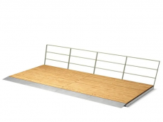 Parklets 2.0 urban flooring