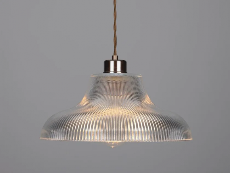 Mono industrial 30cm railway pendant