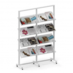 Floor display with shelves