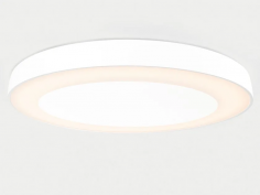 Flat moon eclips