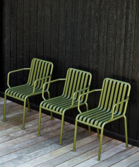 Hay - palissade armrest olive