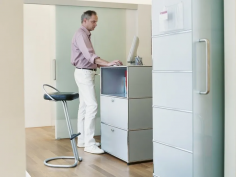 Usm haller credenza as office storage