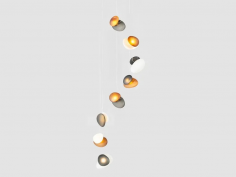 Pebble chandelier 8
