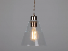 Lyx clear glass pendant light