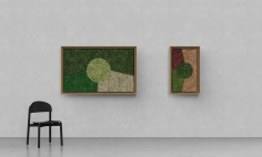 Framed landscape
