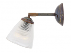 Gadar art deco holophane wall light