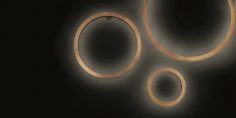 Light rings wall