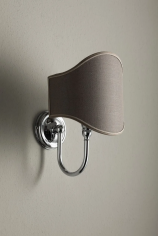 Wall lamp double round side