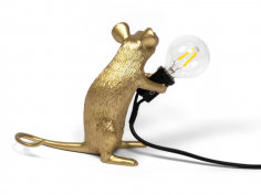 Mouse lamp gold - mac
