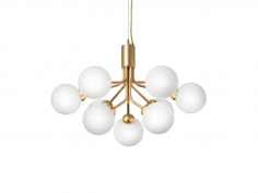Apiales 9 brushed brass