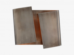 Pelle left twisted sconce
